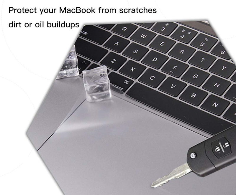 iKammo 2 Pack MacBook Air 13 A2337 M1 A2179 TrackPad Protector Cover Skin, Clear Anti-Scratch Touchpad Cover Film for 2018 2019 2020 2021 Apple MacBook Air 13 Inch A2337 M1 A1932 A2179 with Touch ID - Image 5